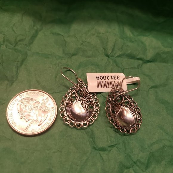 Bali Legacy Drop Earrings in Sterling Silver NWT - Picture 2 of 2